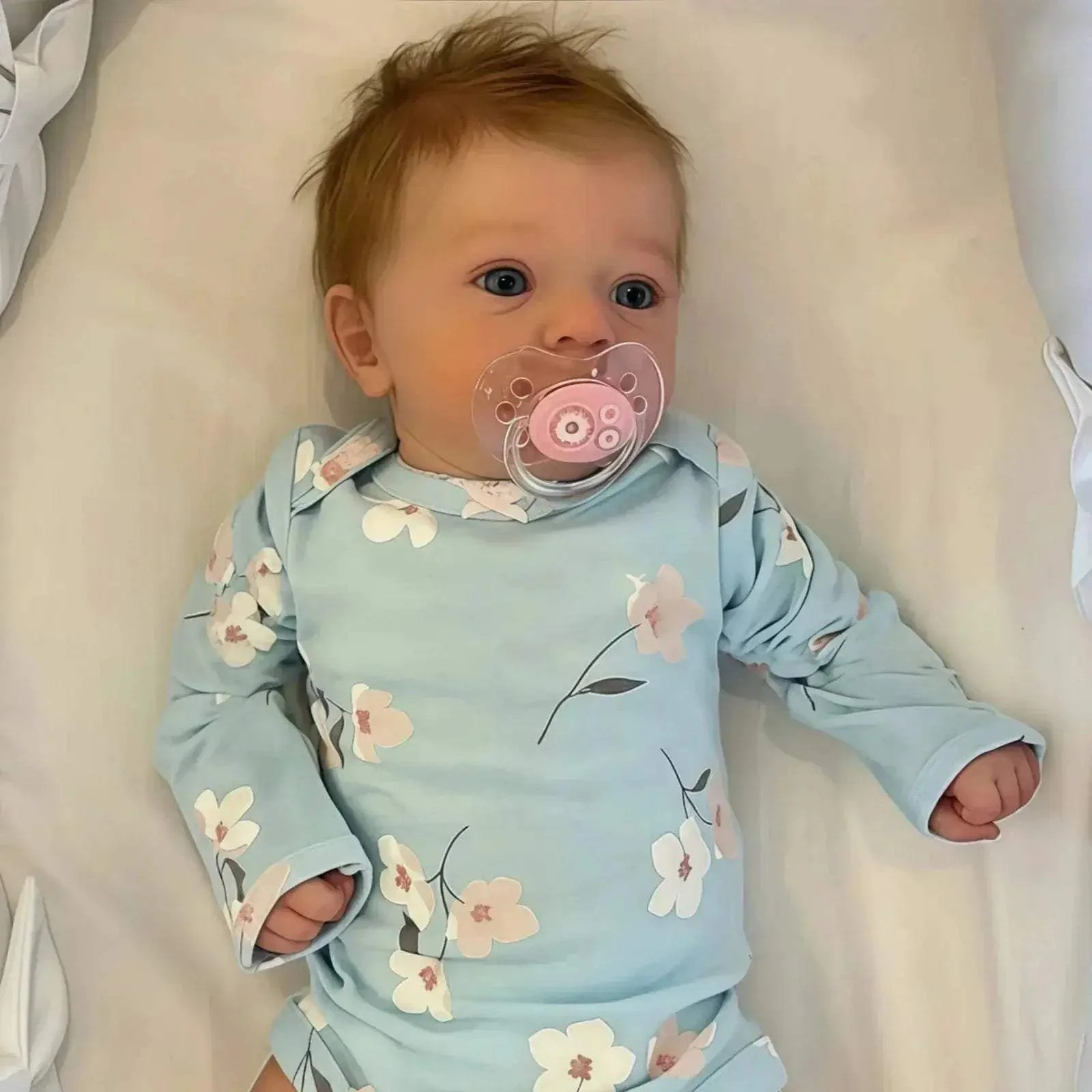 Lifelike Reborn Baby Doll 16 Inch 3D Hand Painted Gift - Image 3