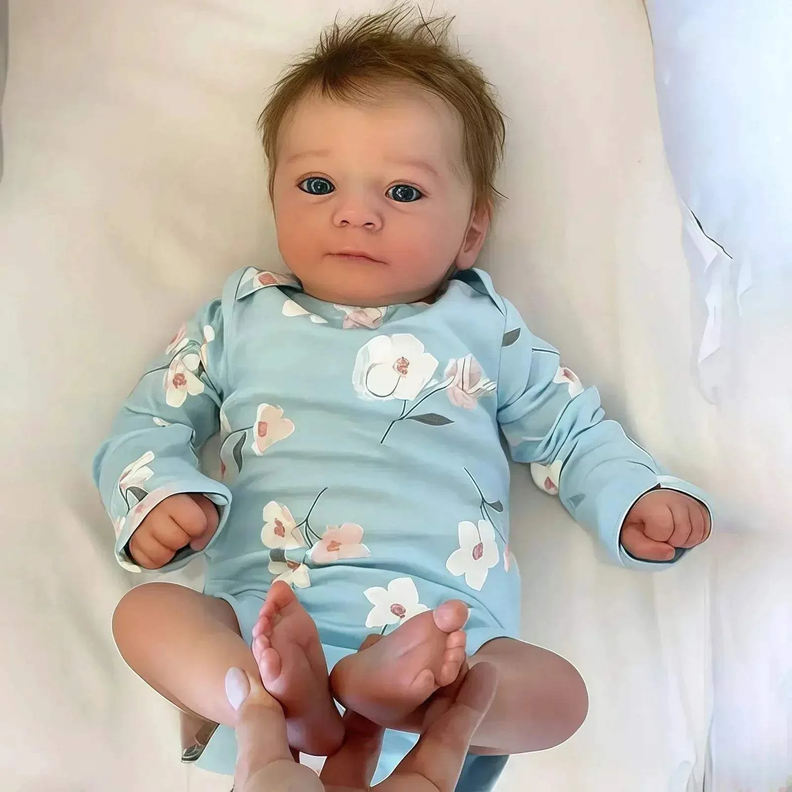 Lifelike Reborn Baby Doll 16 Inch 3D Hand Painted Gift - Image 4