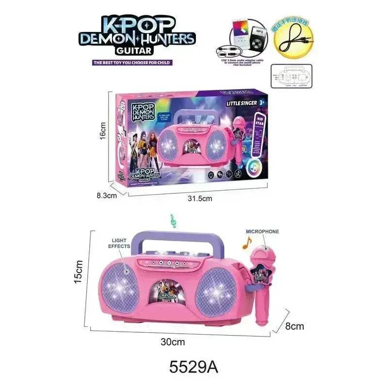 Light Up Karaoke Microphone Toy For Kids With Songs - Image 5