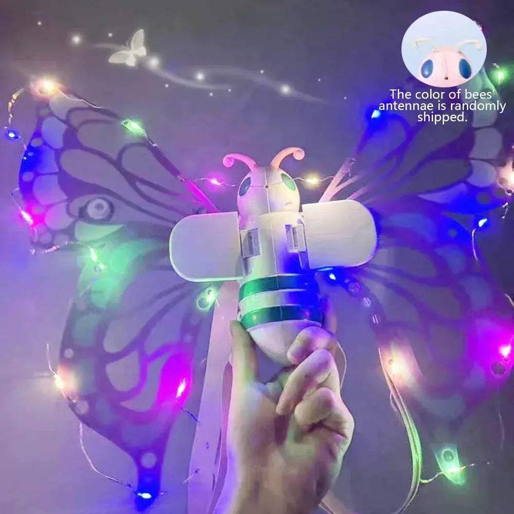 Lighted Fairy Wings For Kids Moving Butterfly Costume - Image 6