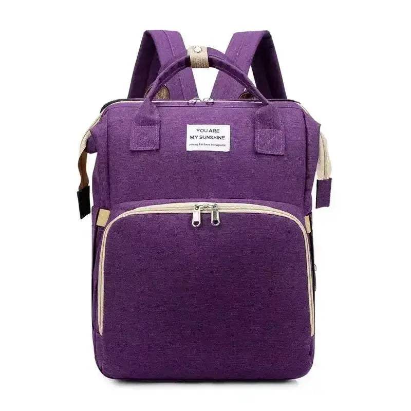Lightweight Folding Crib Diaper Bag With Large Capacity - Image 10