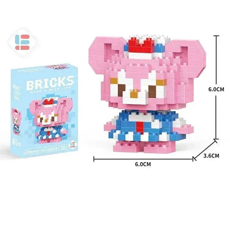 LiLo Stitch Toys Building Blocks Pikachu Anime Cartoon Character Model Puzzles - Image 11