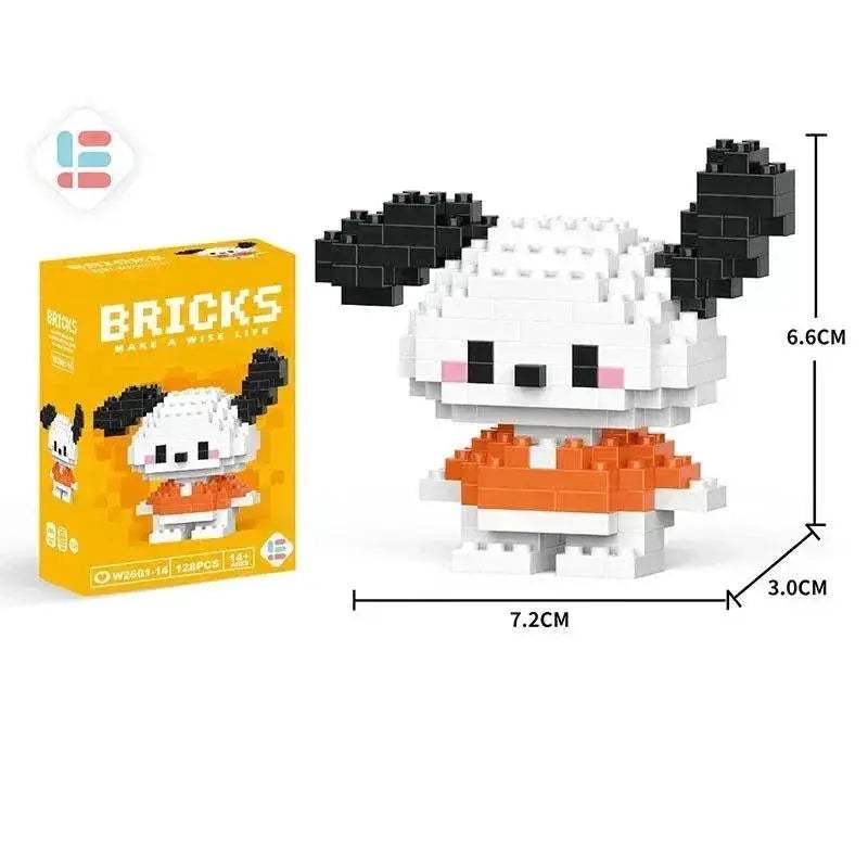 LiLo Stitch Toys Building Blocks Pikachu Anime Cartoon Character Model Puzzles - Image 27