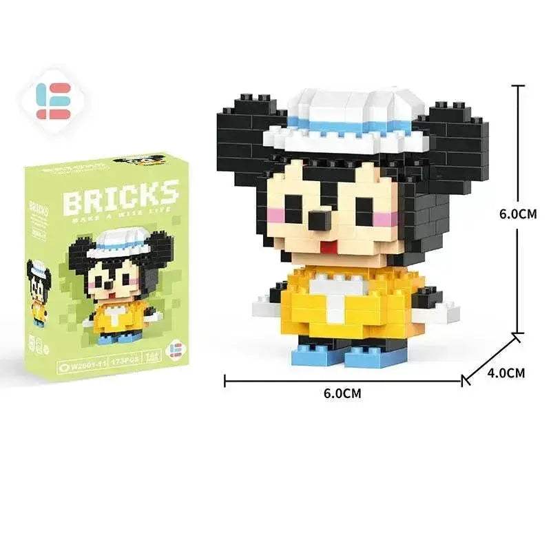 LiLo Stitch Toys Building Blocks Pikachu Anime Cartoon Character Model Puzzles - Image 32