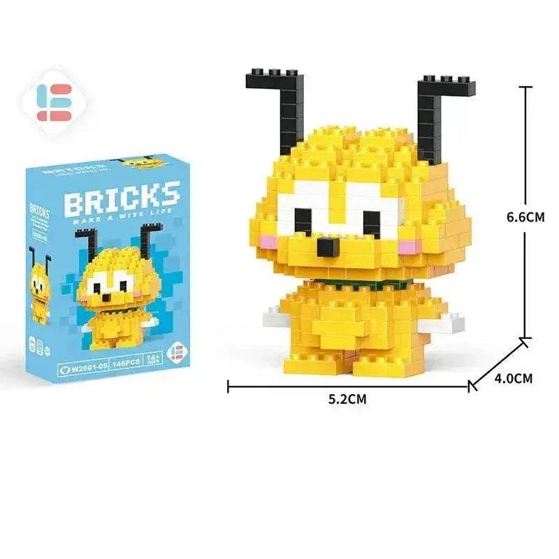 LiLo Stitch Toys Building Blocks Pikachu Anime Cartoon Character Model Puzzles - Image 34