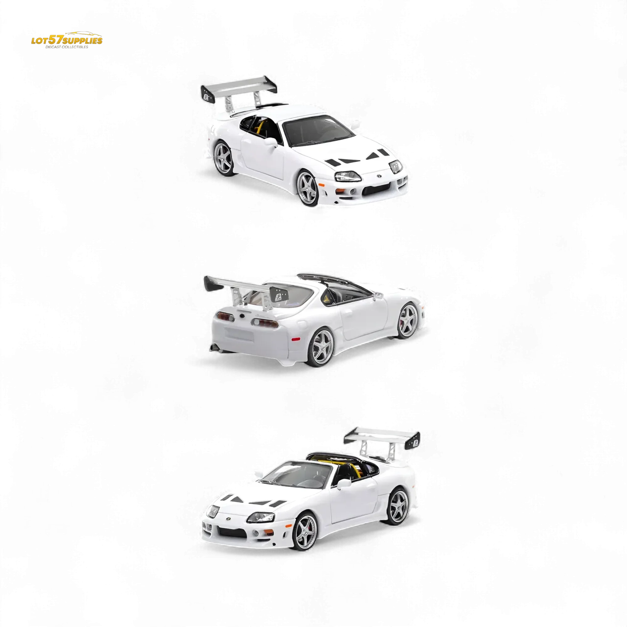 (Pre-Order) Fast Speed Supra Targa White 1:64 - Image 2