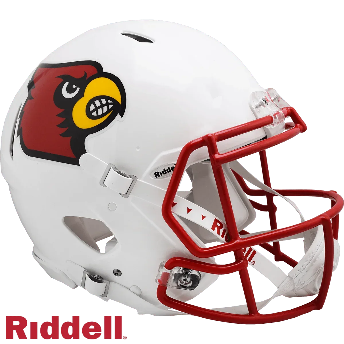 Louisville Cardinals Riddell Speed Style White Helmet