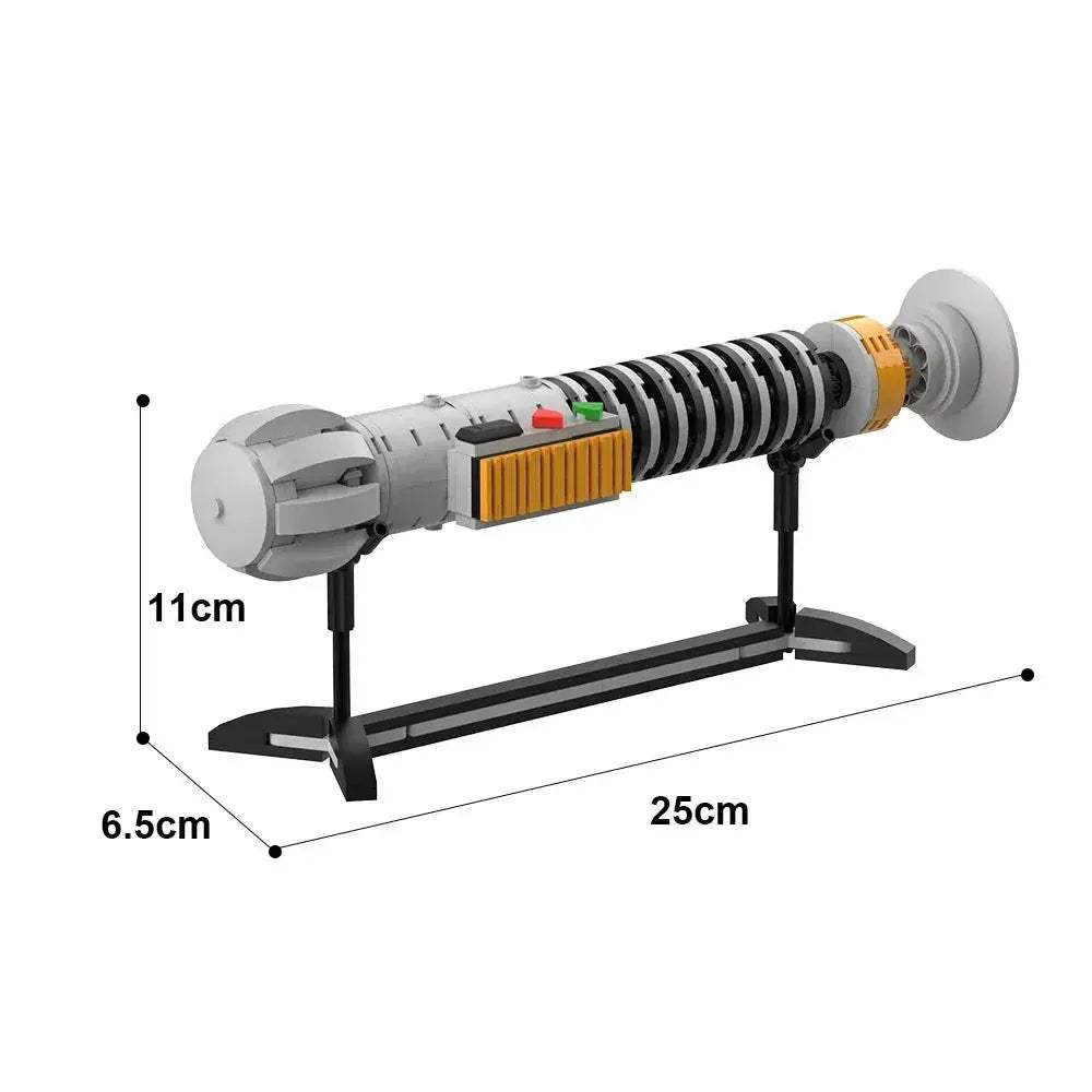 Star Wars Luke Skywalker Lightsaber Building Set with Display Stand - Image 2