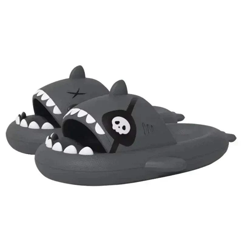 Luminous Shark Slippers Unisex Non Slip EVA Sandals - Image 12