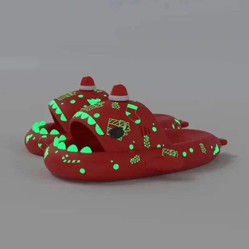 Luminous Shark Slippers Unisex Non Slip EVA Sandals - Image 19