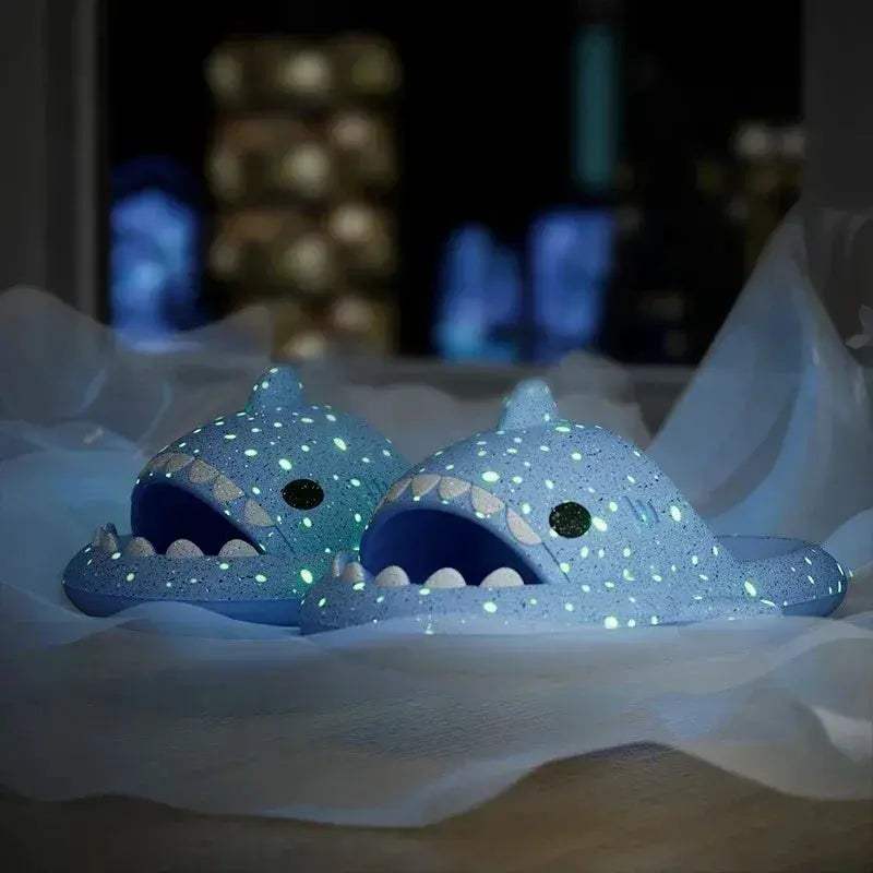 Luminous Shark Slippers Unisex Non Slip EVA Sandals - Image 5