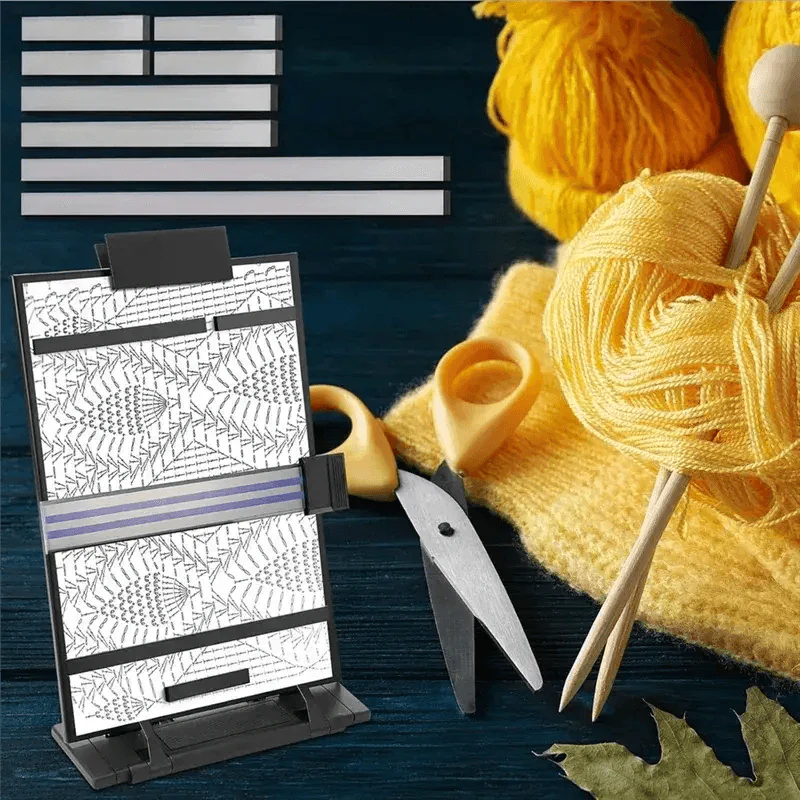 Magnetic Pattern Holder For Crochet Knitting With Four Magnets - Image 5