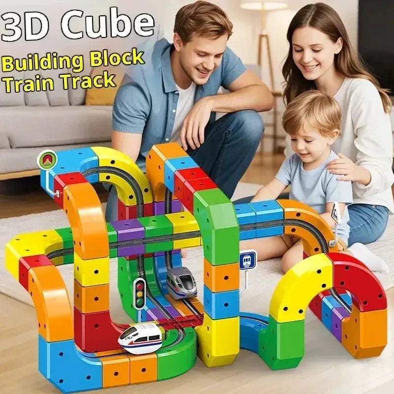 Magnetic Track Set With Anti Gravity Vehicle For Creative Railway - Image 5