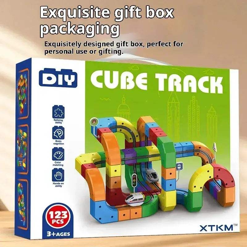 Magnetic Track Set With Anti Gravity Vehicles STEM Toy - Image 3