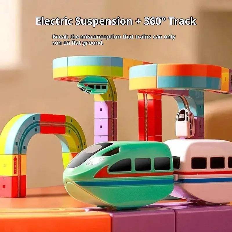 Magnetic Track Set With Anti Gravity Vehicles STEM Toy - Image 5