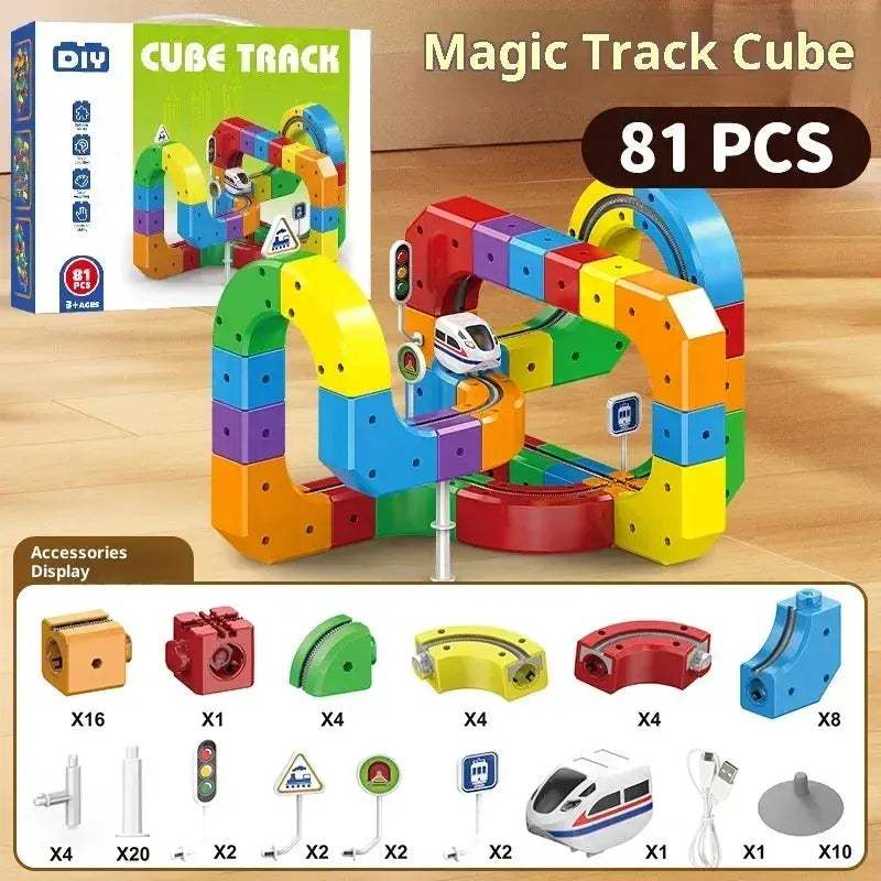 Magnetic Track Set With Anti Gravity Vehicles STEM Toy - Image 8