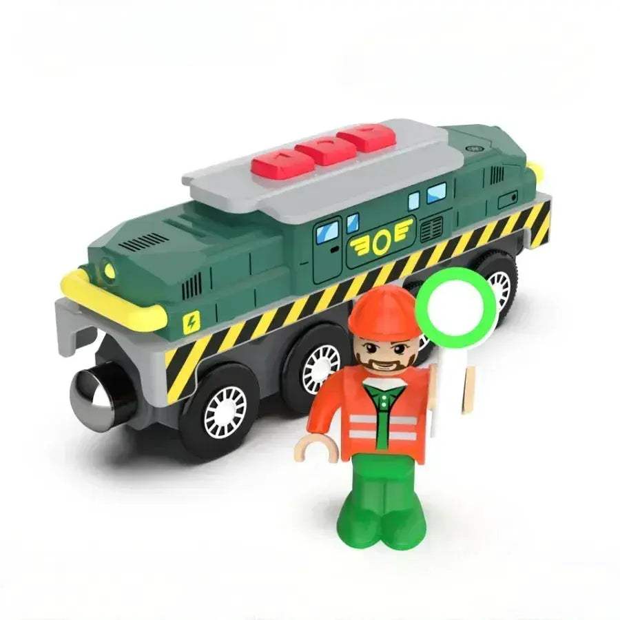 Magnetic Wooden Train Set Educational Toy For Kids - Image 4