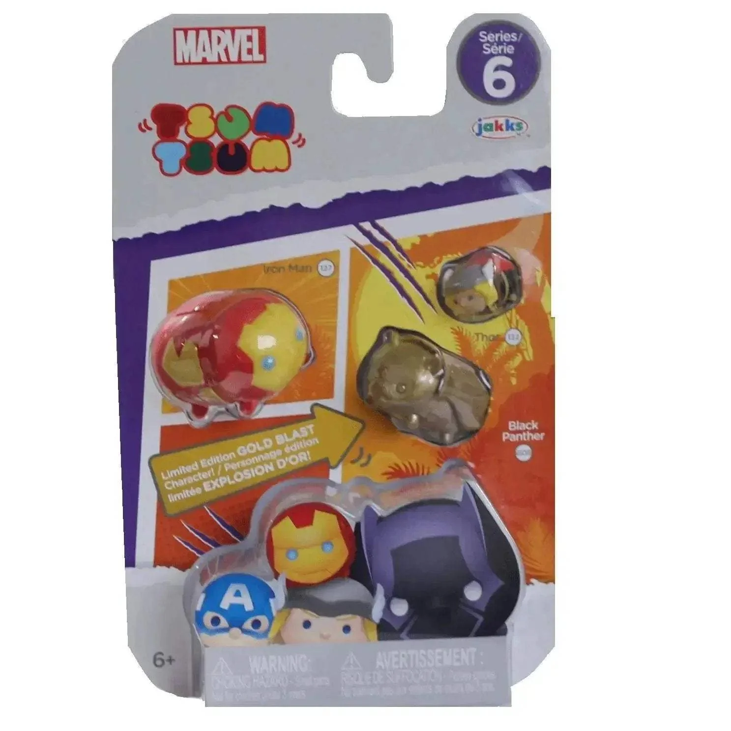 Marvel Tsum Tsum 3-Pack Mini-Figures Series 6: Select Figure(s) - Image 2