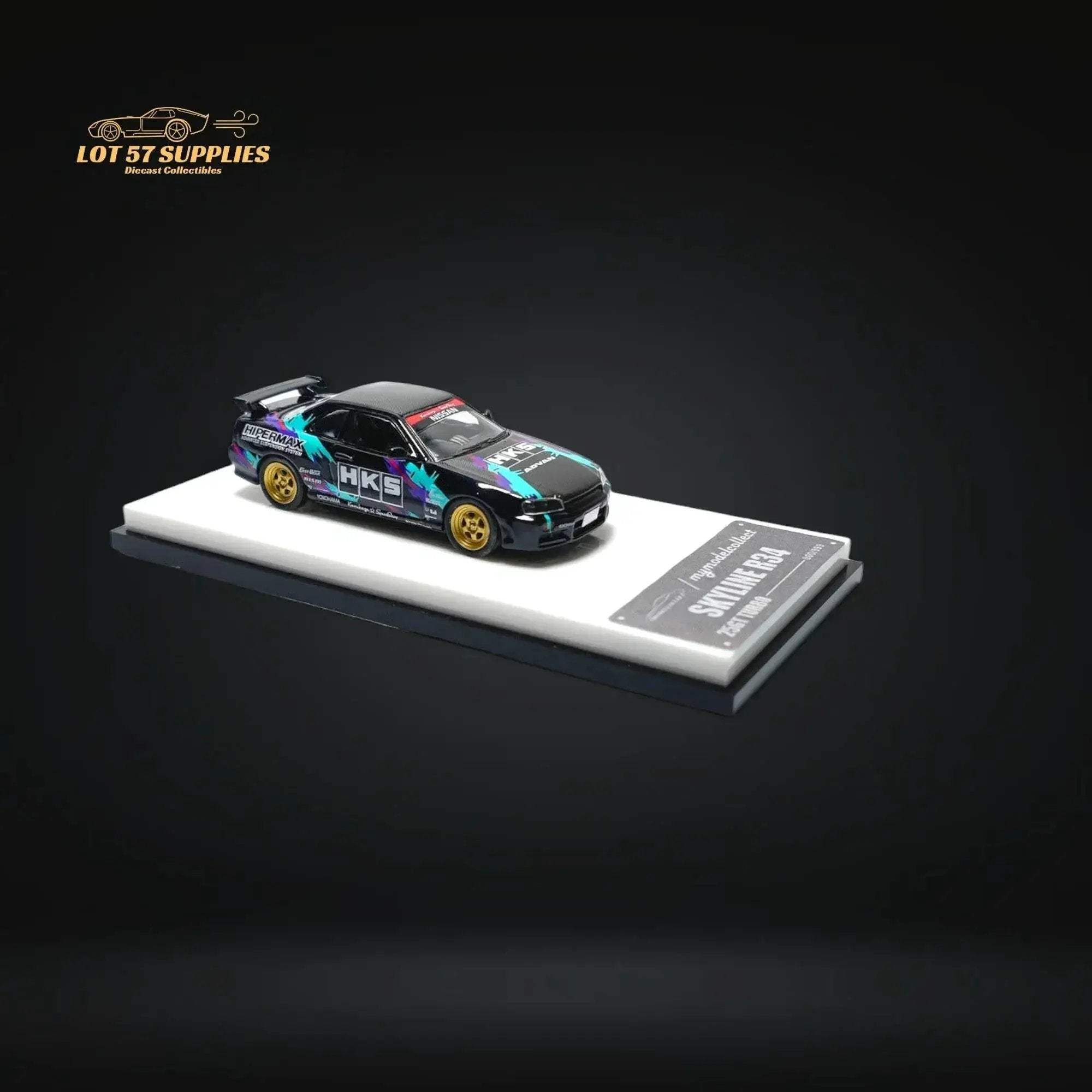 MC Nissan Skyline R34 HKS Livery 1:64 - Image 4