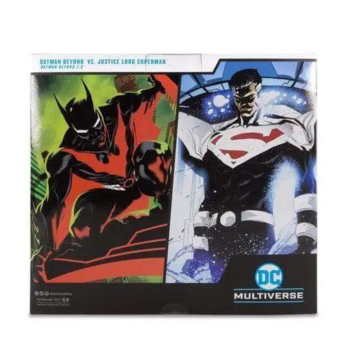 McFarlane Toys DC Multiverse Batman Beyond vs. Justice Lord Superman 7-Inch Scale Action Figure 2-Pack - Image 5