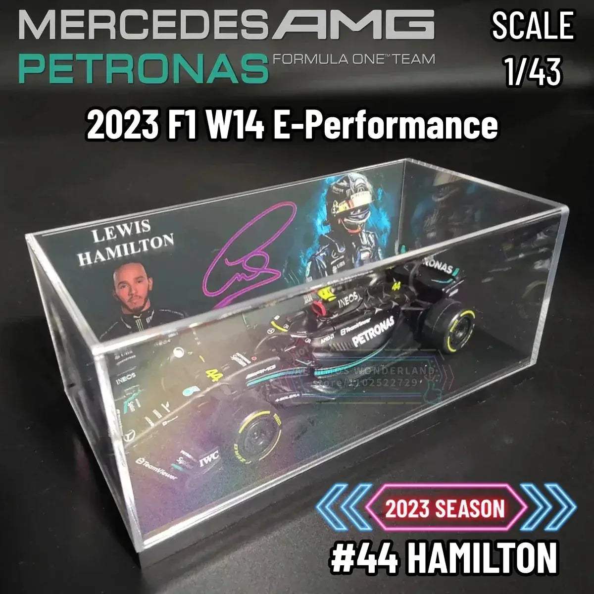 McLaren MCL60 F1 Diecast Model 1:43 Scale With Signature Display - Image 10