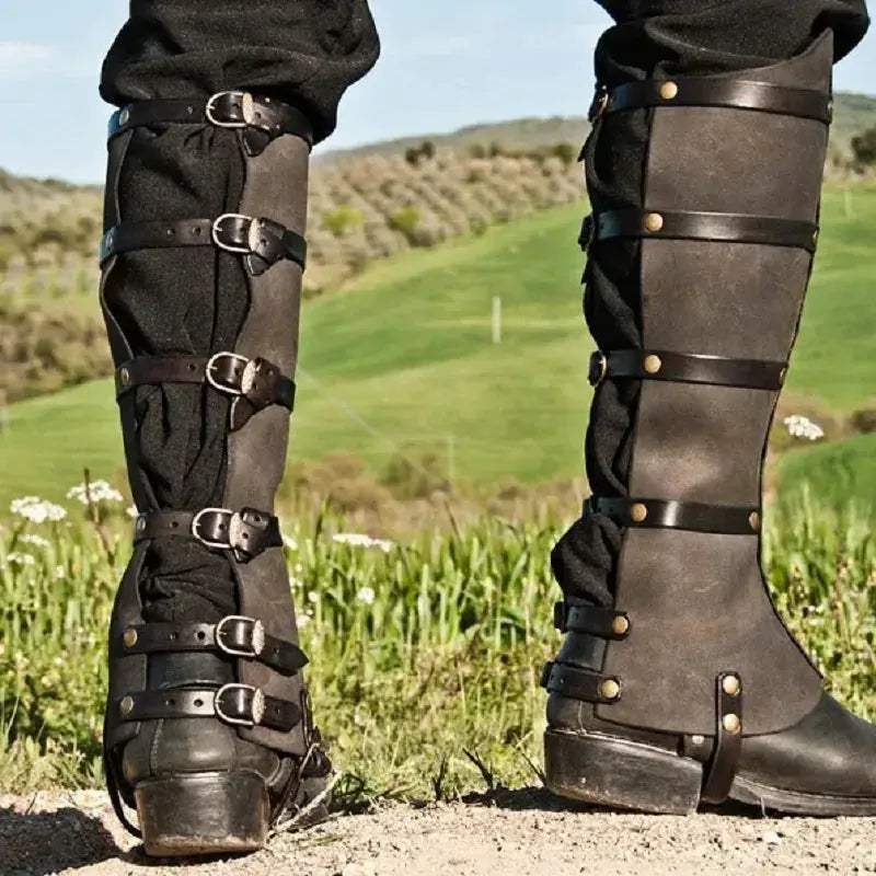 Medieval Knight Armor Cosplay Foot Cover Set For Unisex Comfort