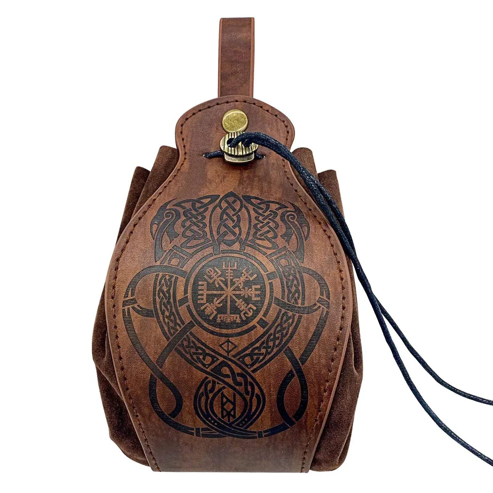Medieval Money Pouch Belt Bag for Viking Costume Drawstring - Image 18