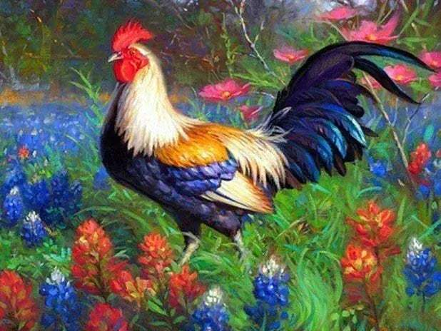 Meian Chicken DIY Cross Stitch Kit 11CT Printed Canvas Embroidery - Image 14