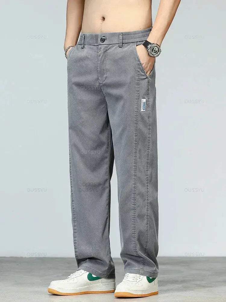 Mens Lyocell Summer Jeans Plus Size Lightweight Denim - Image 10