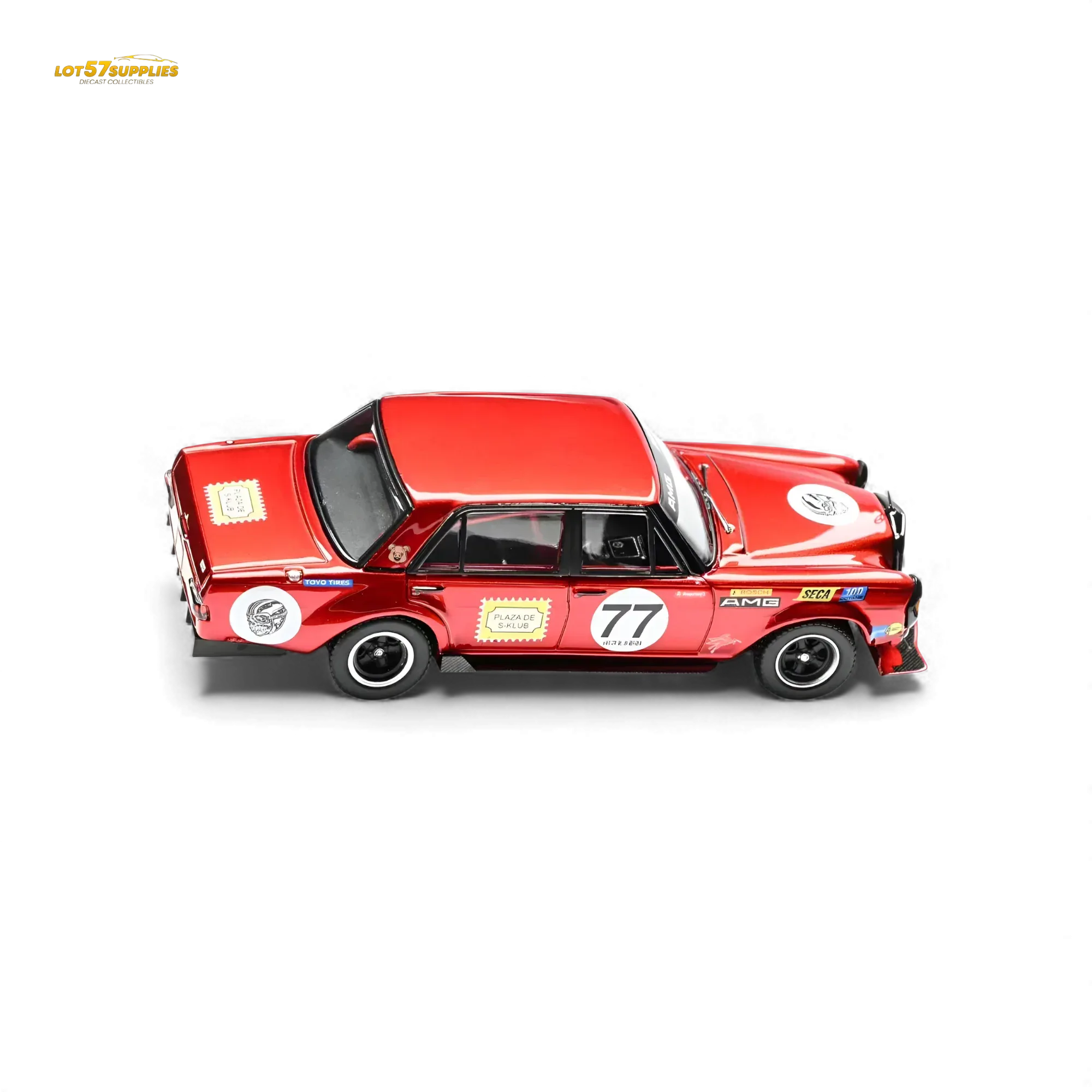 Mercedes Benz W205 C63 Diecast 1 64 Red Pig Tribute - Image 2