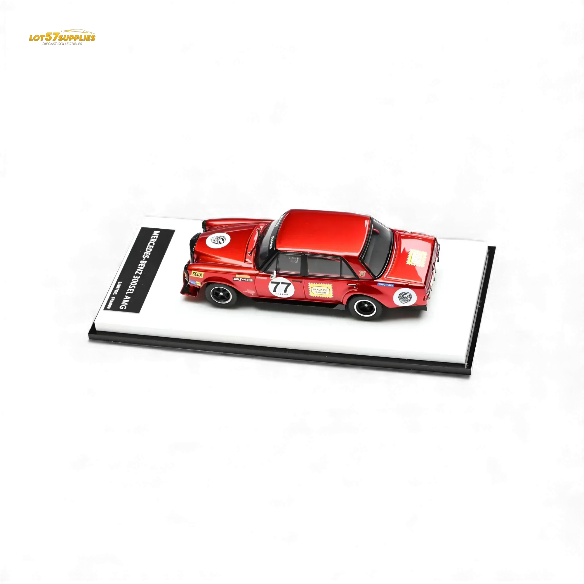 Mercedes Benz W205 C63 Diecast 1 64 Red Pig Tribute - Image 4
