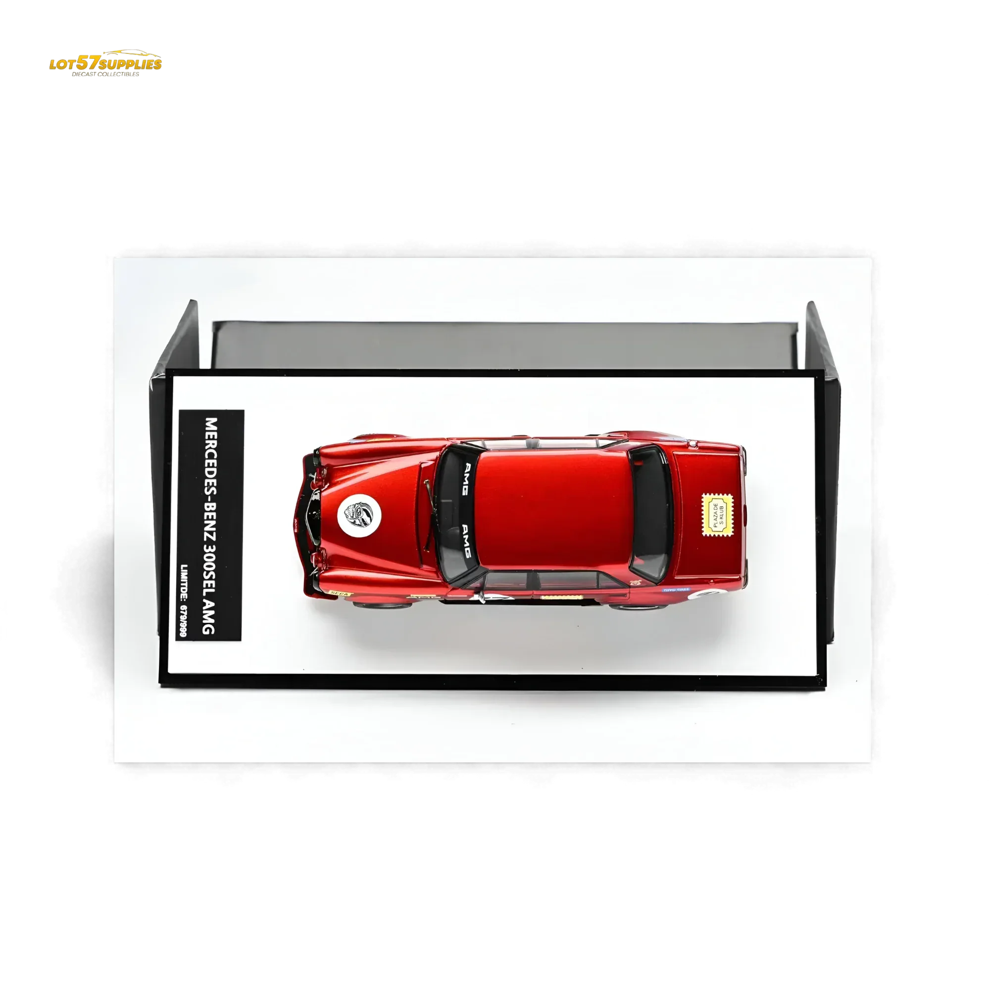 Mercedes Benz W205 C63 Diecast 1 64 Red Pig Tribute - Image 6