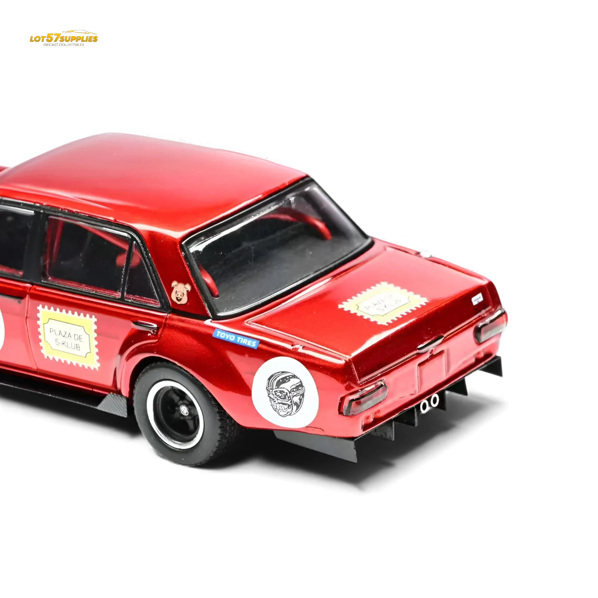 Mercedes Benz W205 C63 Diecast 1 64 Red Pig Tribute - Image 7