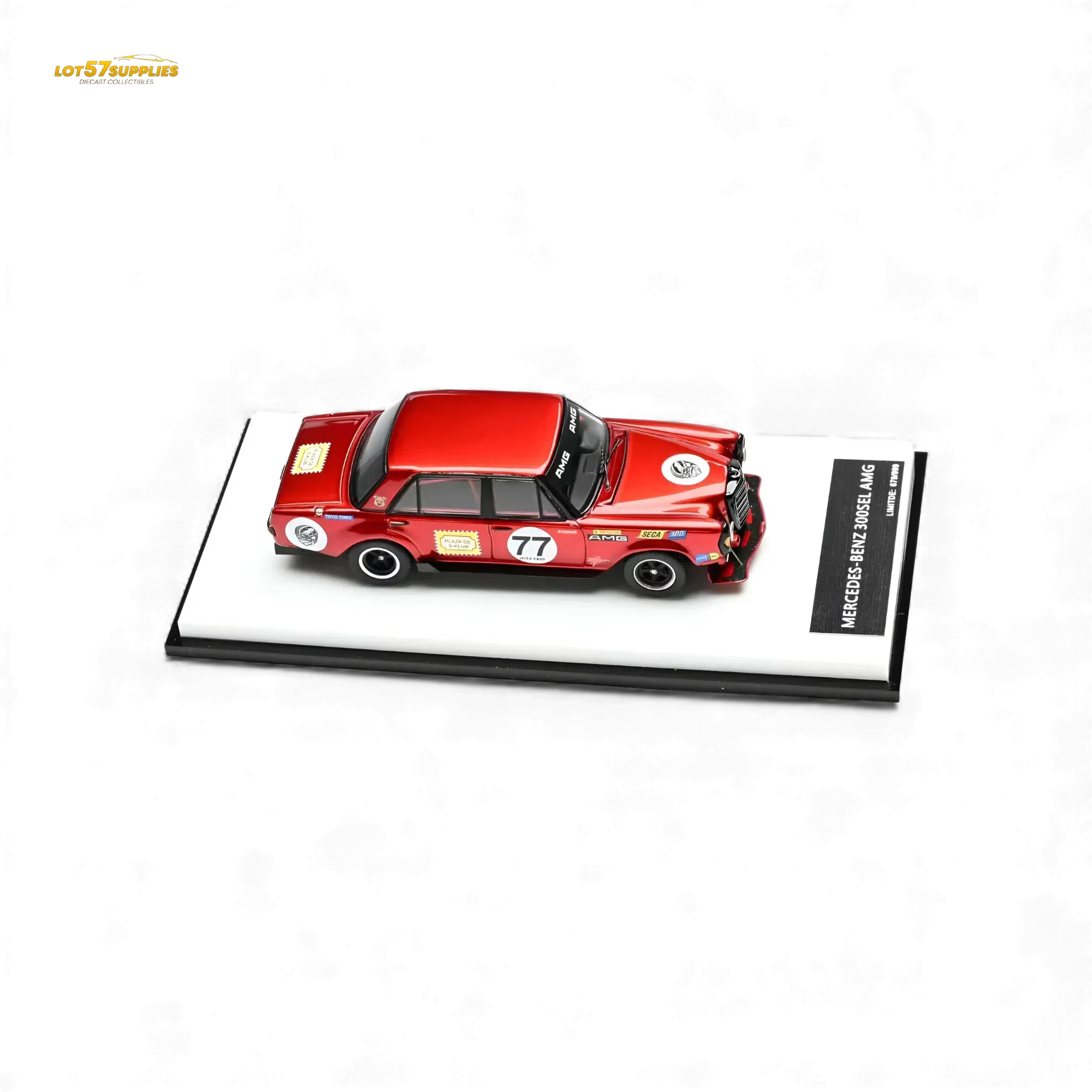 Mercedes Benz W205 C63 Diecast 1 64 Red Pig Tribute - Image 8