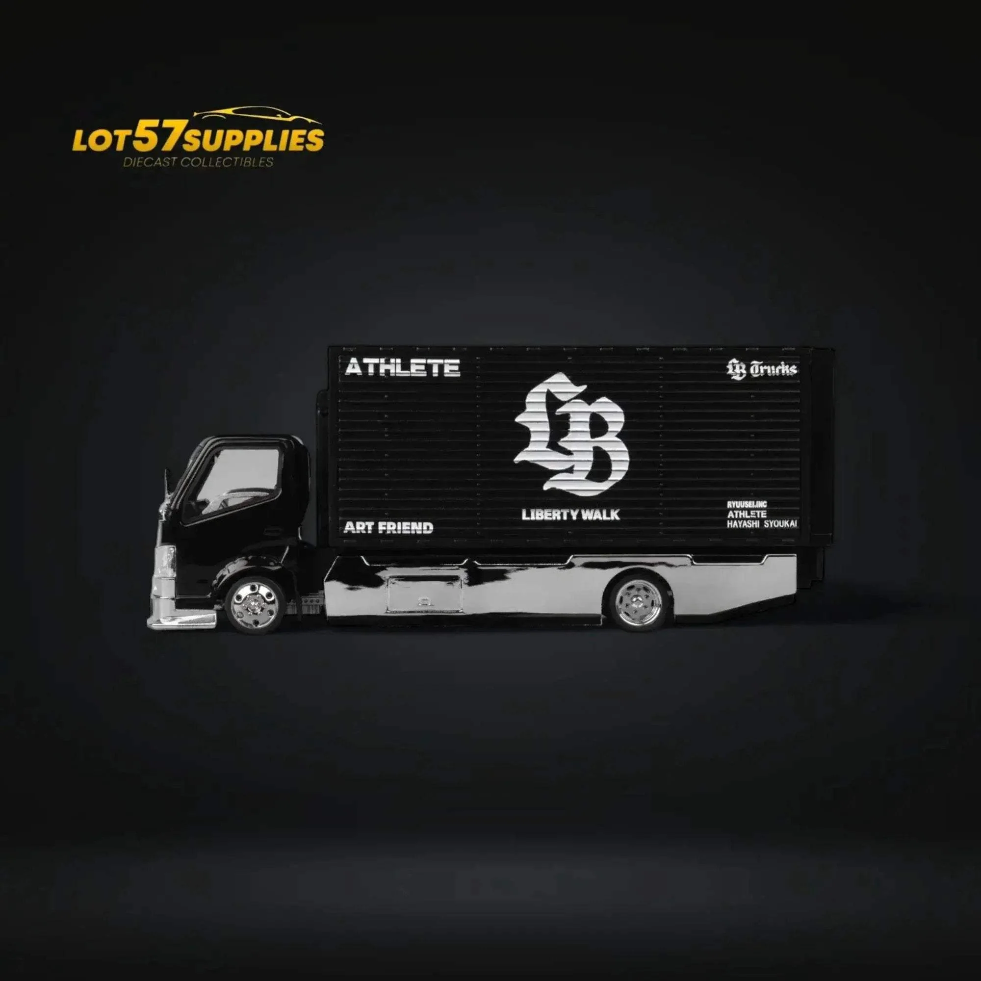 MicroTurbo Hino 300 Custom Box Truck AIT Limited Edition 1:64 - Image 6