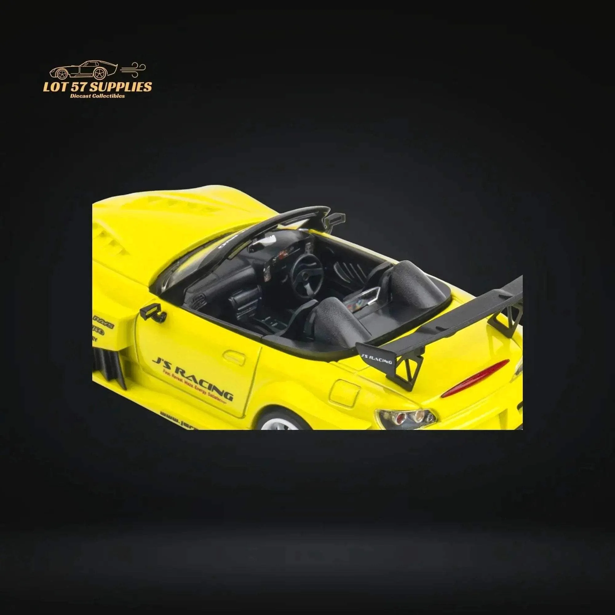 Microturbo Honda S2000 JS Racing Indy Yellow Pearl 1:64 - Image 11