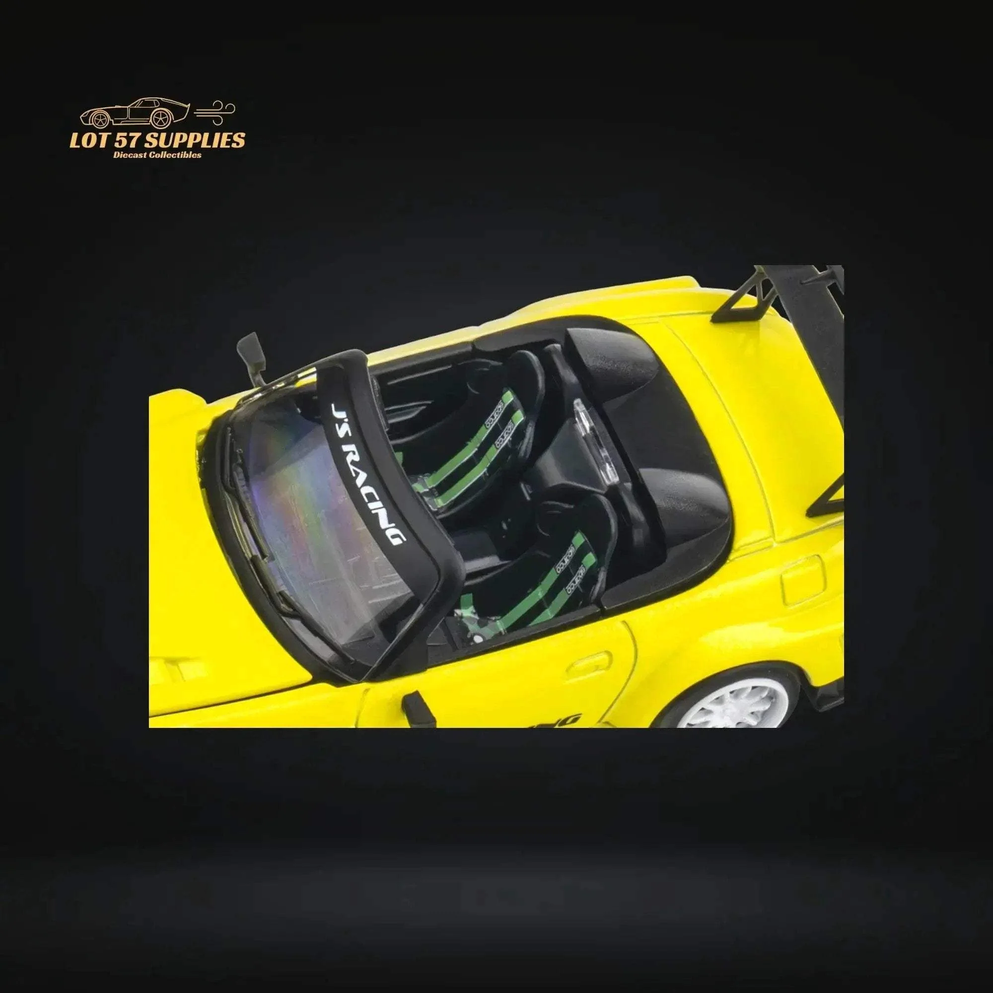 Microturbo Honda S2000 JS Racing Indy Yellow Pearl 1:64 - Image 13