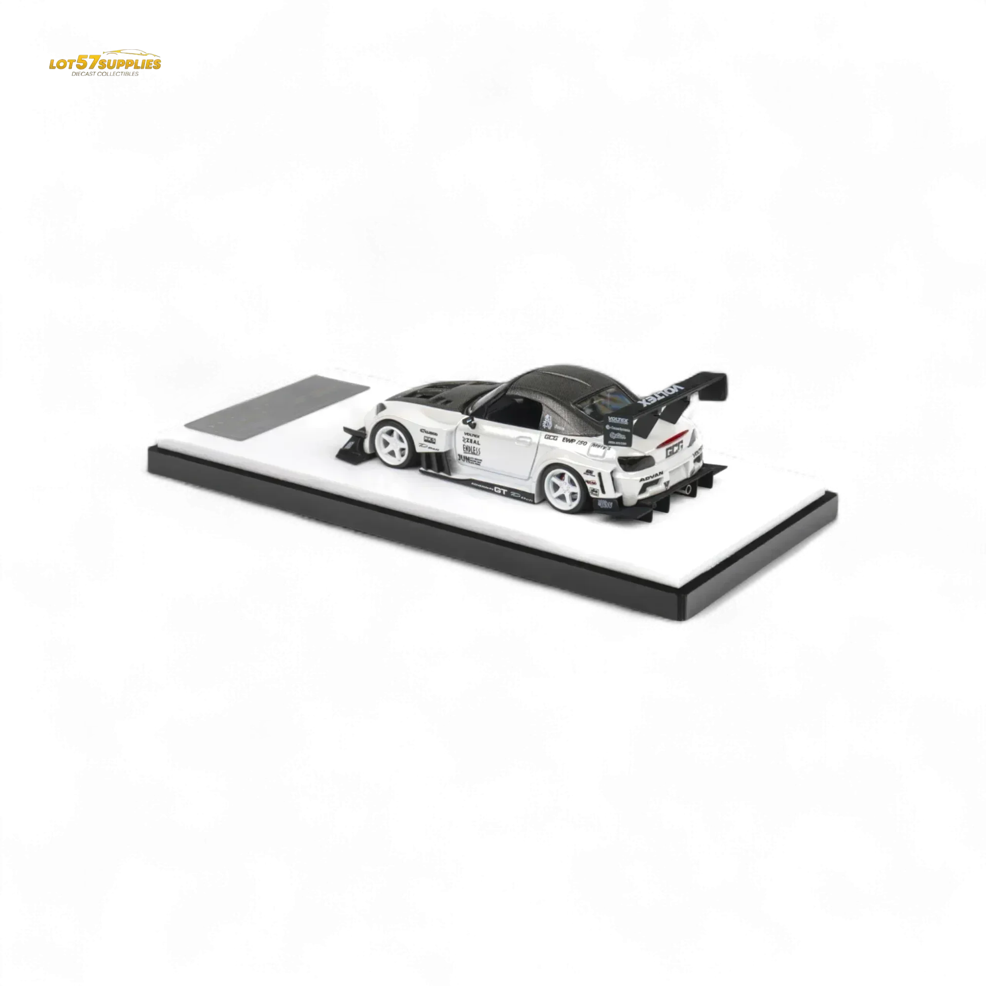 Microturbo Honda S2000 Metallic White 1:64 - Image 4