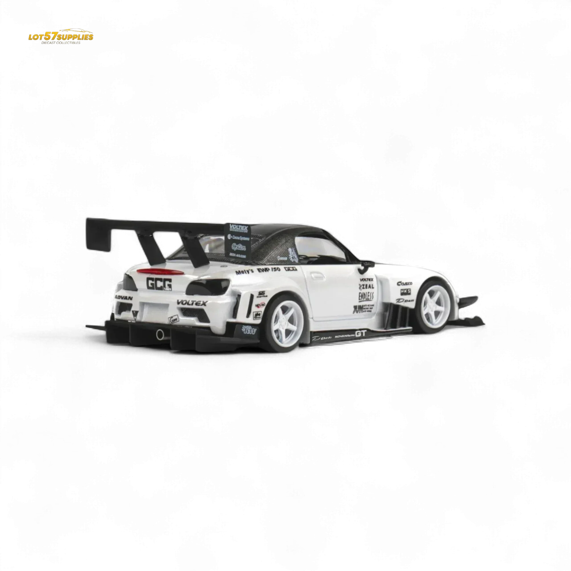 Microturbo Honda S2000 Metallic White 1:64 - Image 7