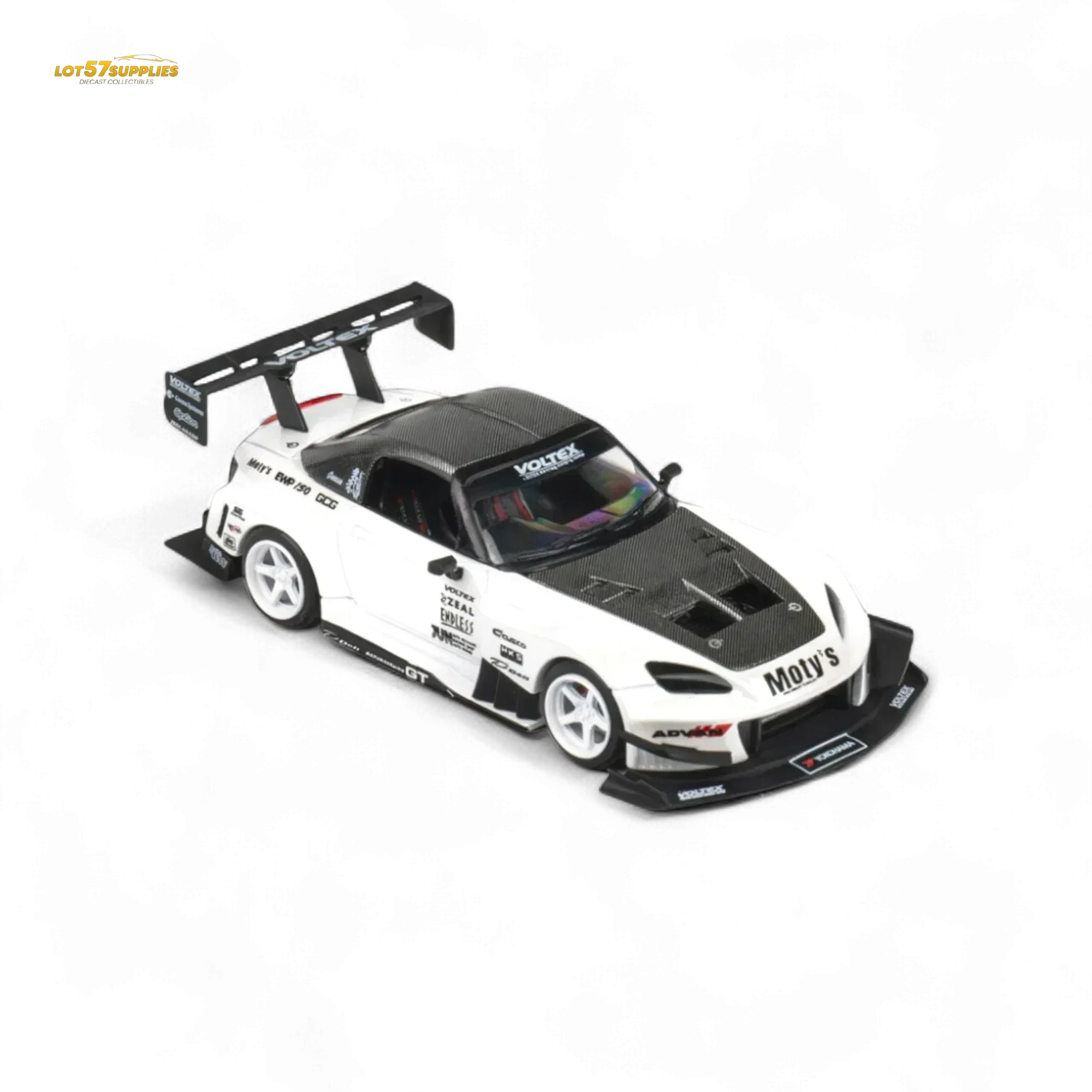 Microturbo Honda S2000 Metallic White 1:64 - Image 9