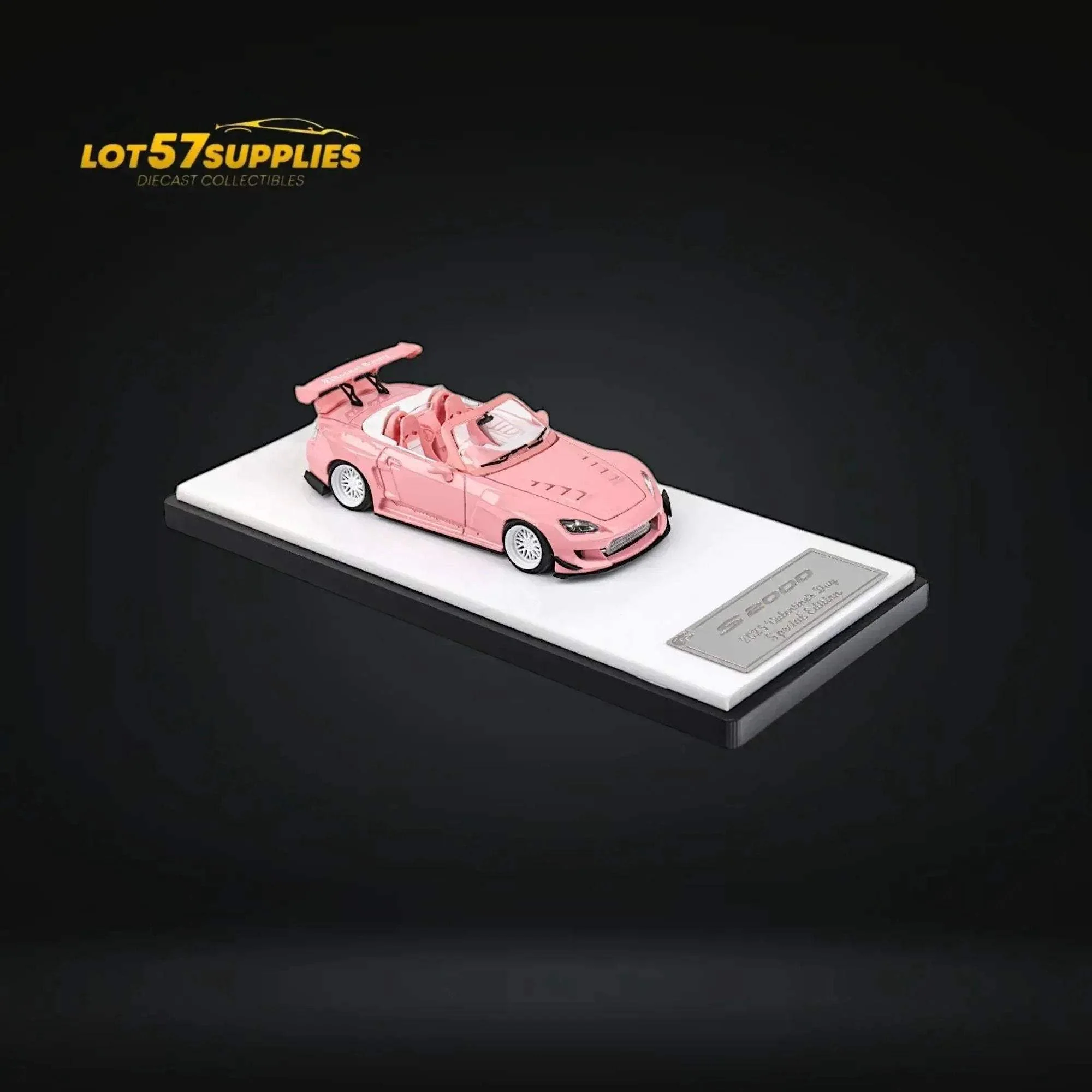 Microturbo Honda S2000 Rocket Bunny Valentine's Pink 1:64 - Image 3