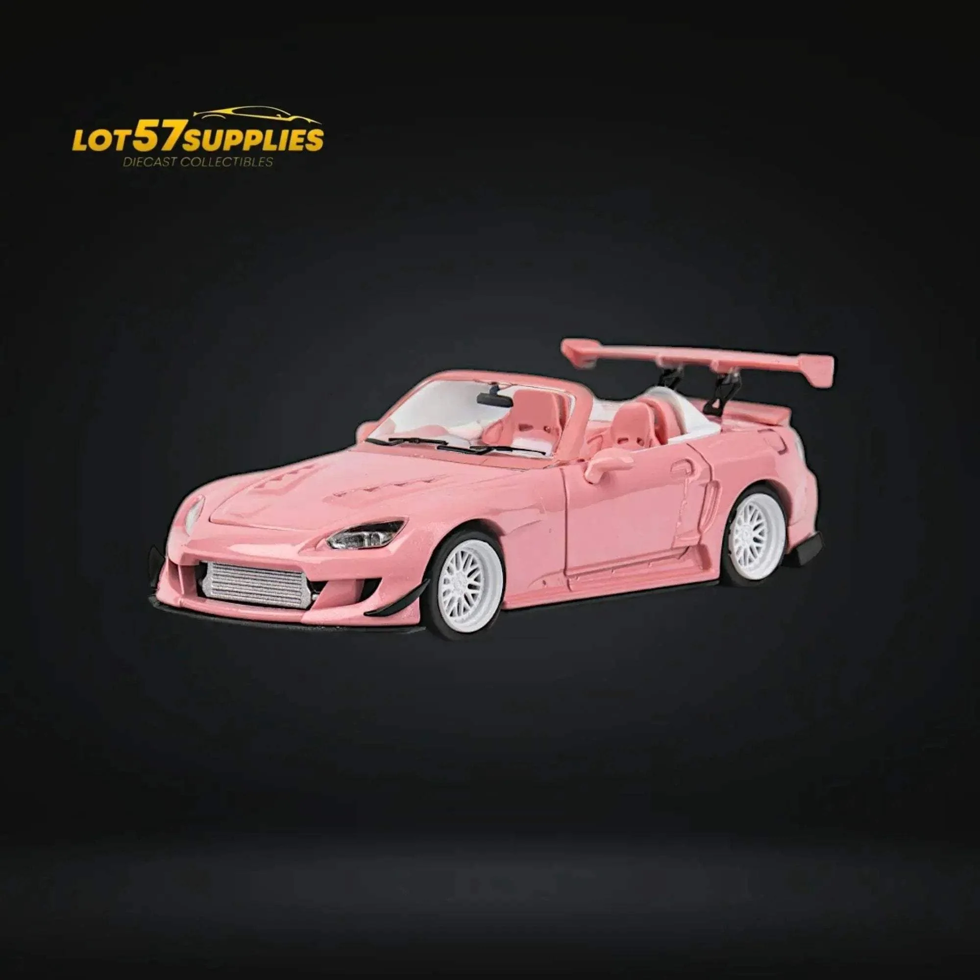 Microturbo Honda S2000 Rocket Bunny Valentine's Pink 1:64 - Image 5
