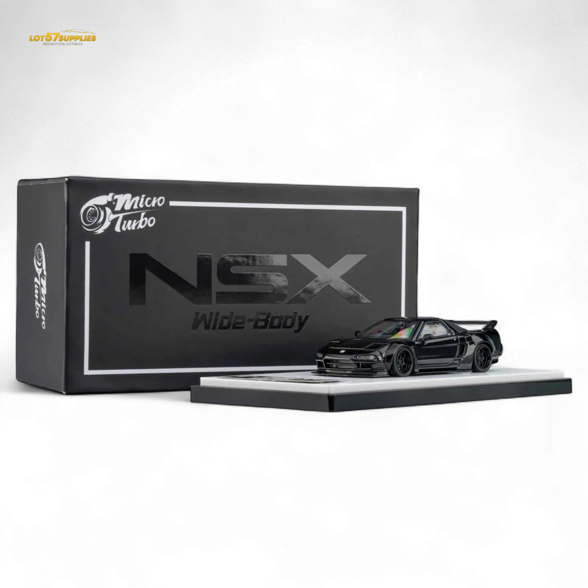 Microturbo NSX-R WideBody - Gloss Black 1:64 - Image 2