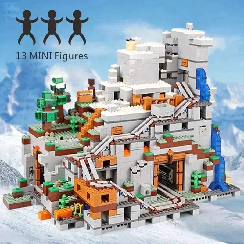 Minecraft Building Blocks Cave Set 2688 Pieces Educational Toy - Image 2