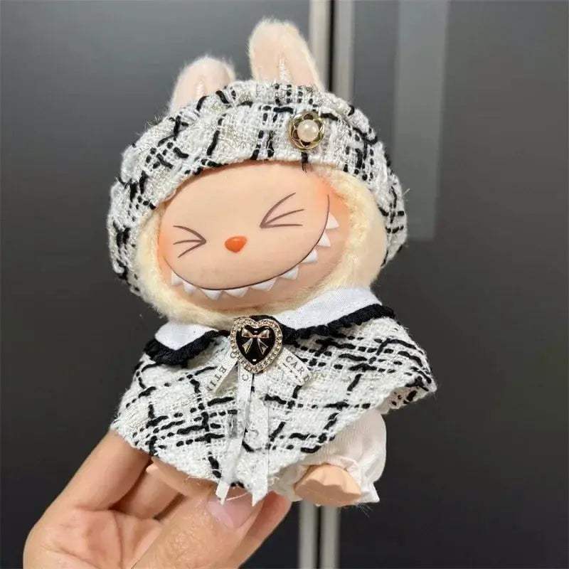 Mini Doll Clothes Outfit For Labubu 17cm Deluxe Gift - Image 6