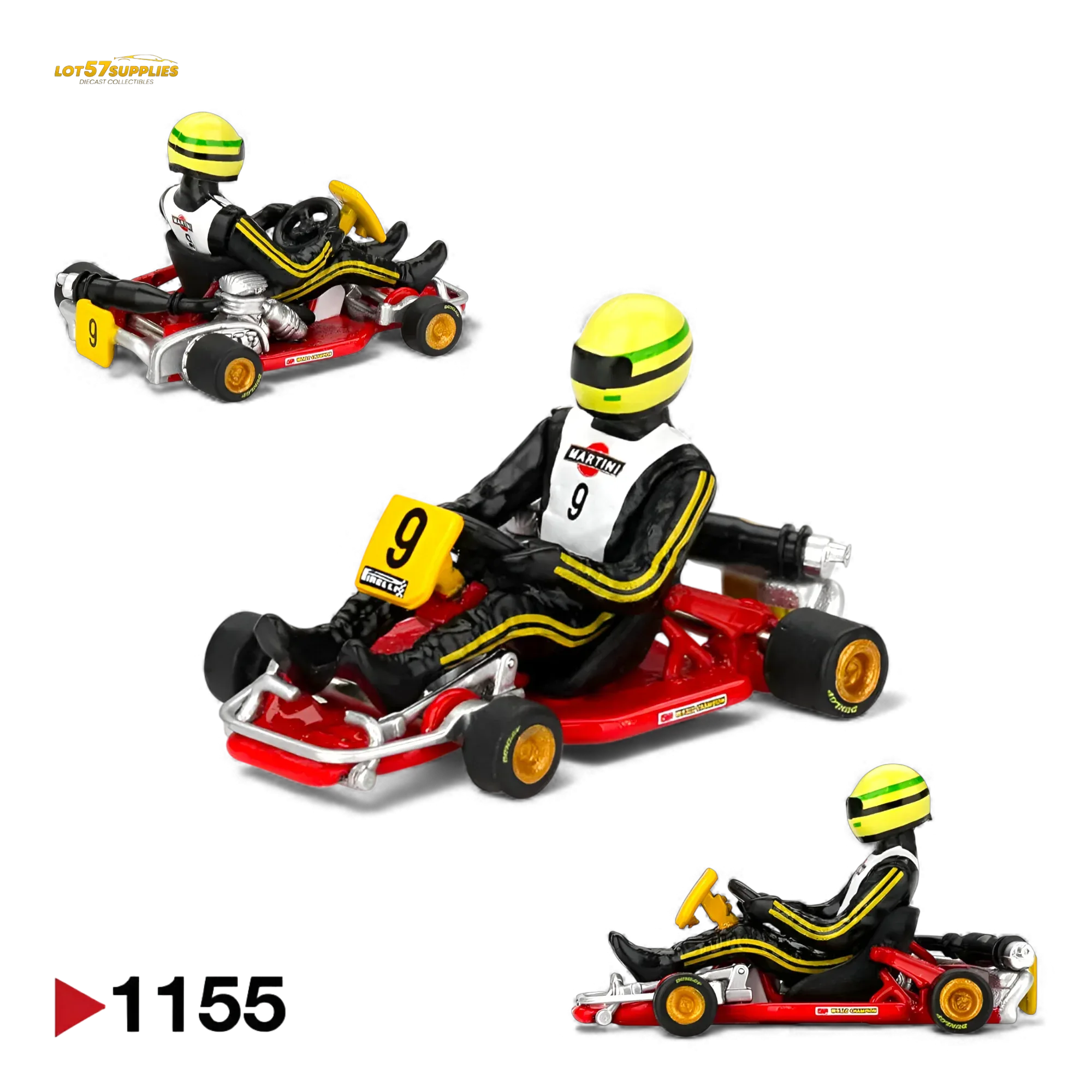 Mini GT Senna Kart Diecast Model 1 64 Limited Preorder