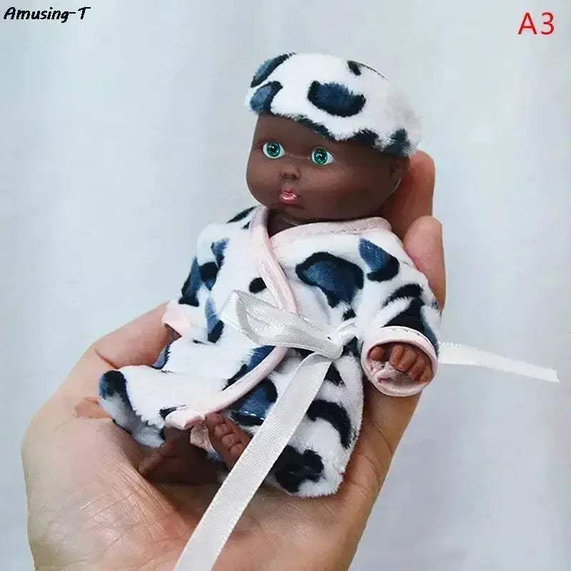 Mini Silicone Reborn Dolls 12cm Realistic Baby Doll Toy - Image 9