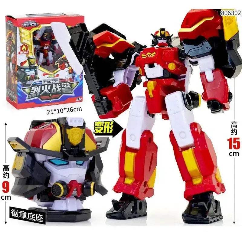 Transforming Robot Action Figure Marine Cop Edition - Image 12