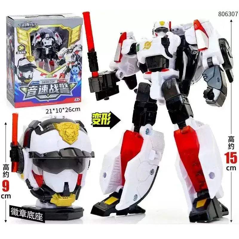 Transforming Robot Action Figure Marine Cop Edition - Image 7