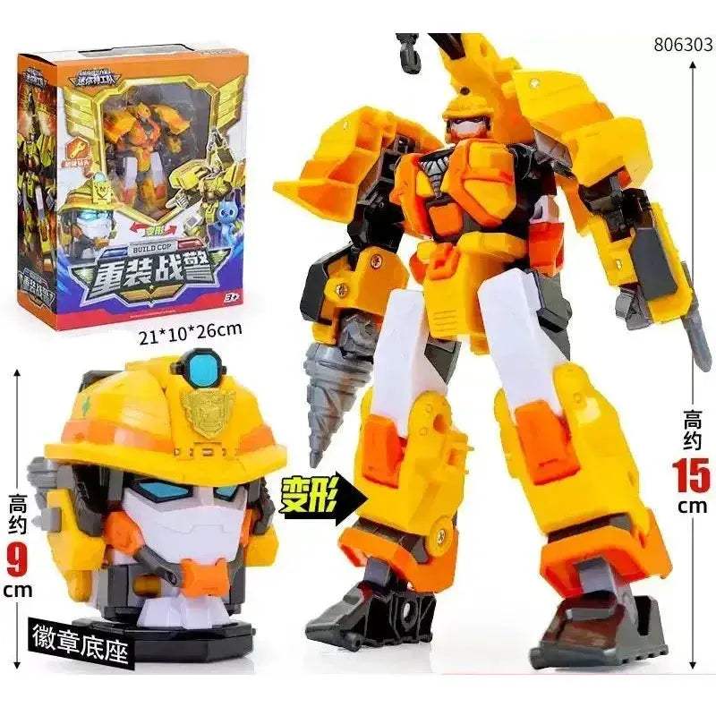 Transforming Robot Action Figure Marine Cop Edition - Image 8